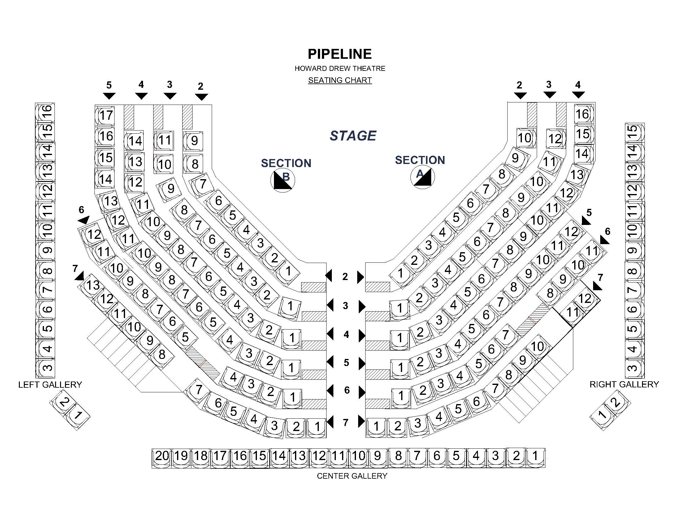 Seating Chart s for Omaha Community Playhouse