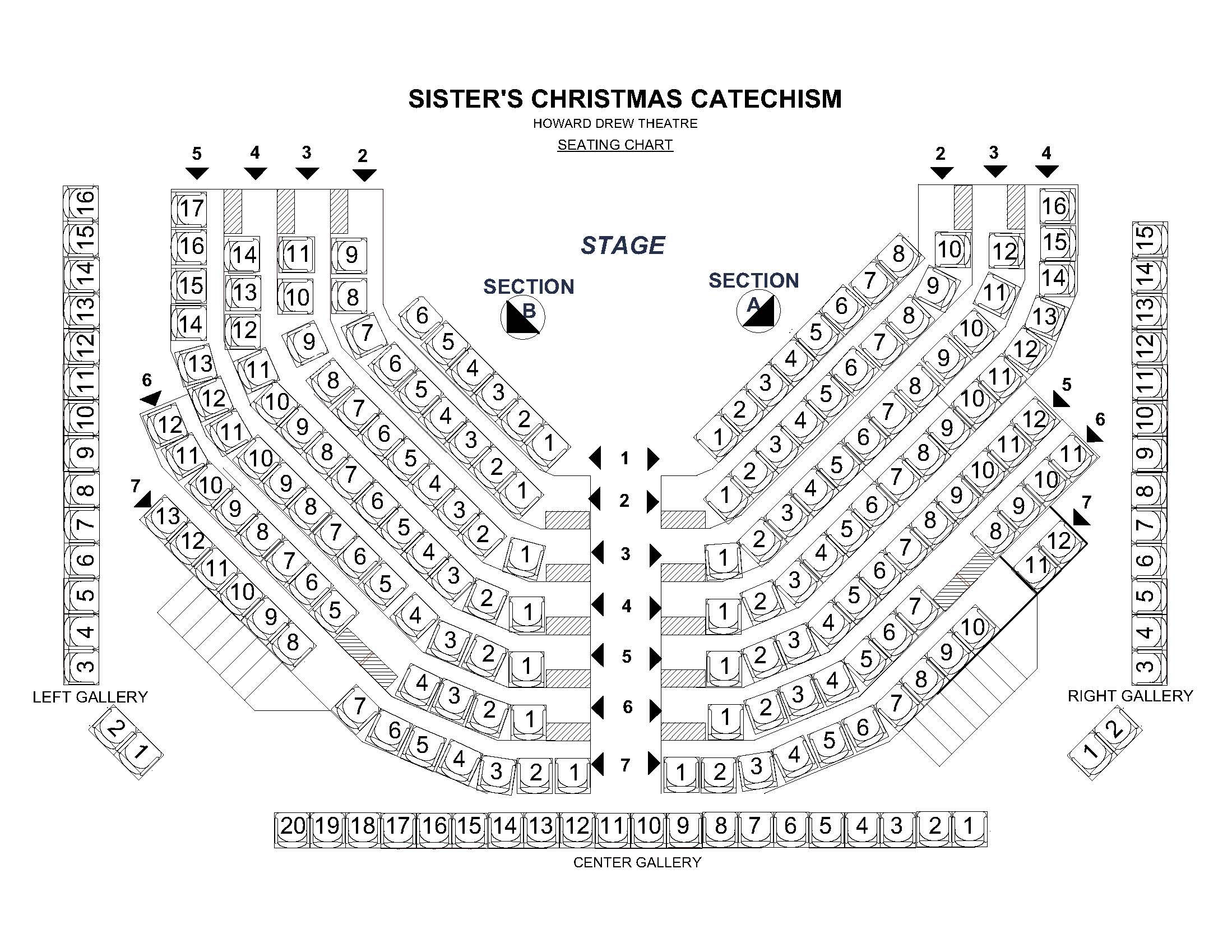 Seating Chart s for Omaha Community Playhouse